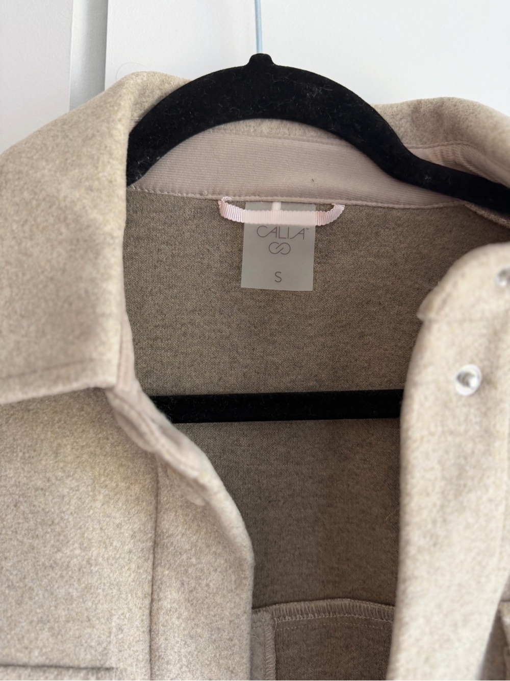 Calia Beige Shacket Jacket - Picture 3 of 7